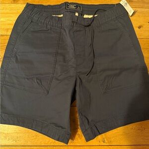 Men's Navy Abercrombie & Fitch Shorts